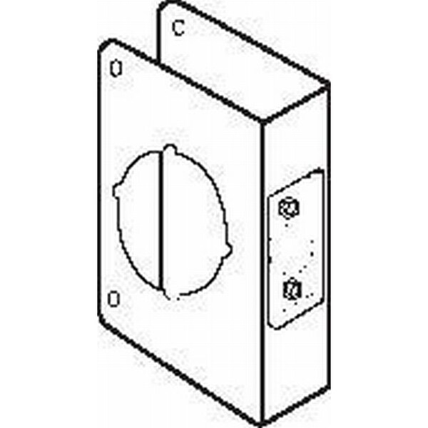 Classic Wrap Around for Cylindrical Door Lock with 2-1/8" Hole with 2-3/4" Backset and 1-3/4" Door